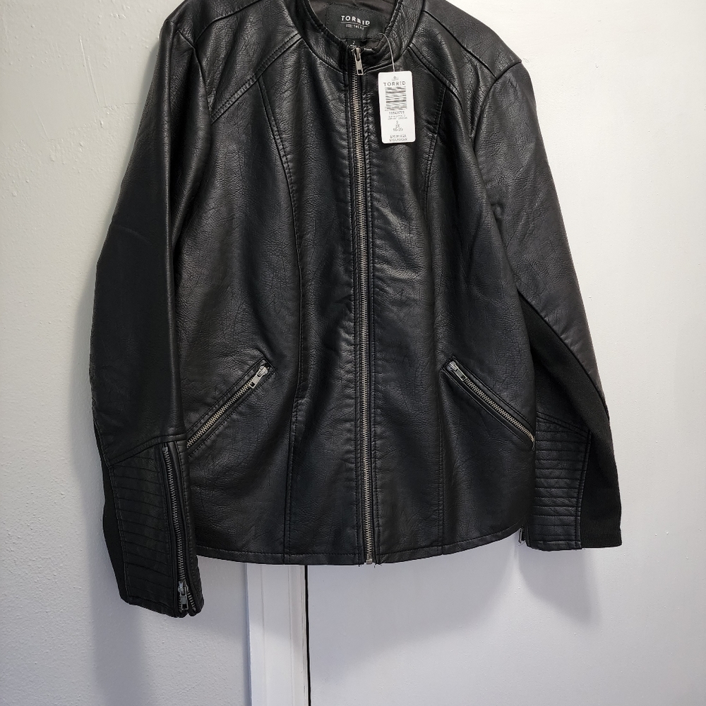 Torrid faux leather jacket.